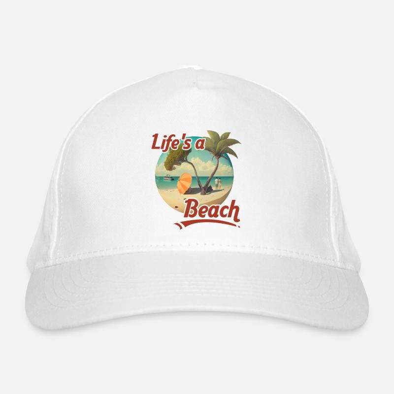 Life is a Beach Bio-Baseballkappe