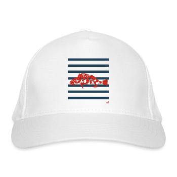 Poisson-scorpion - Casquette classique bio - blanc - Devant