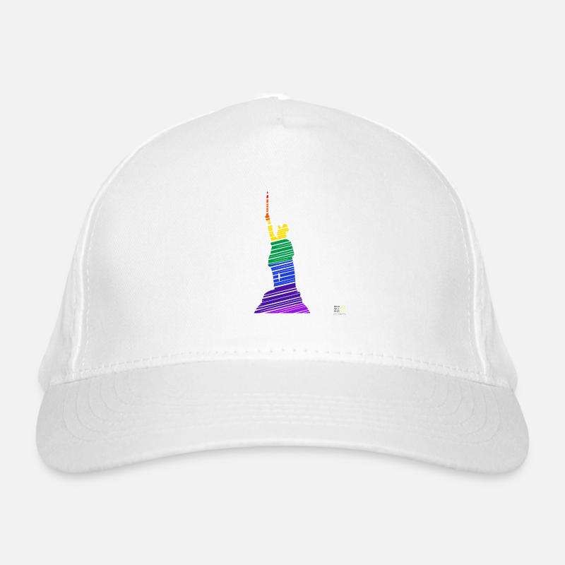 Hermann's Monument Rainbow Organic Baseball Cap