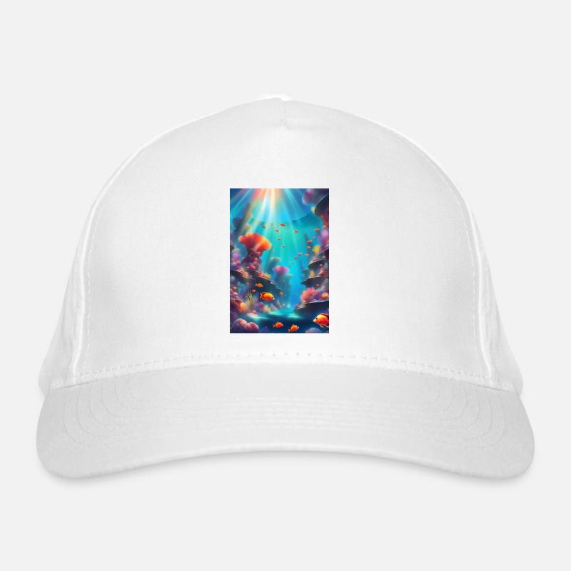 Tropical coral reefs Organic Baseball Cap
