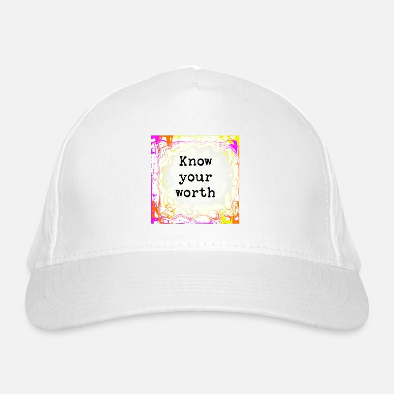Know your worth Organic Baseball Cap