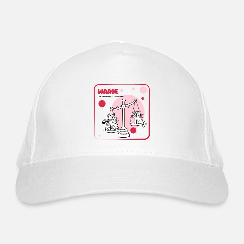 Sternzeichen Waage Bio-Baseballkappe