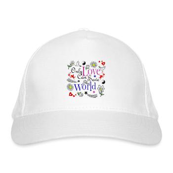 Only Love color 70 - Casquette classique bio - blanc - Devant