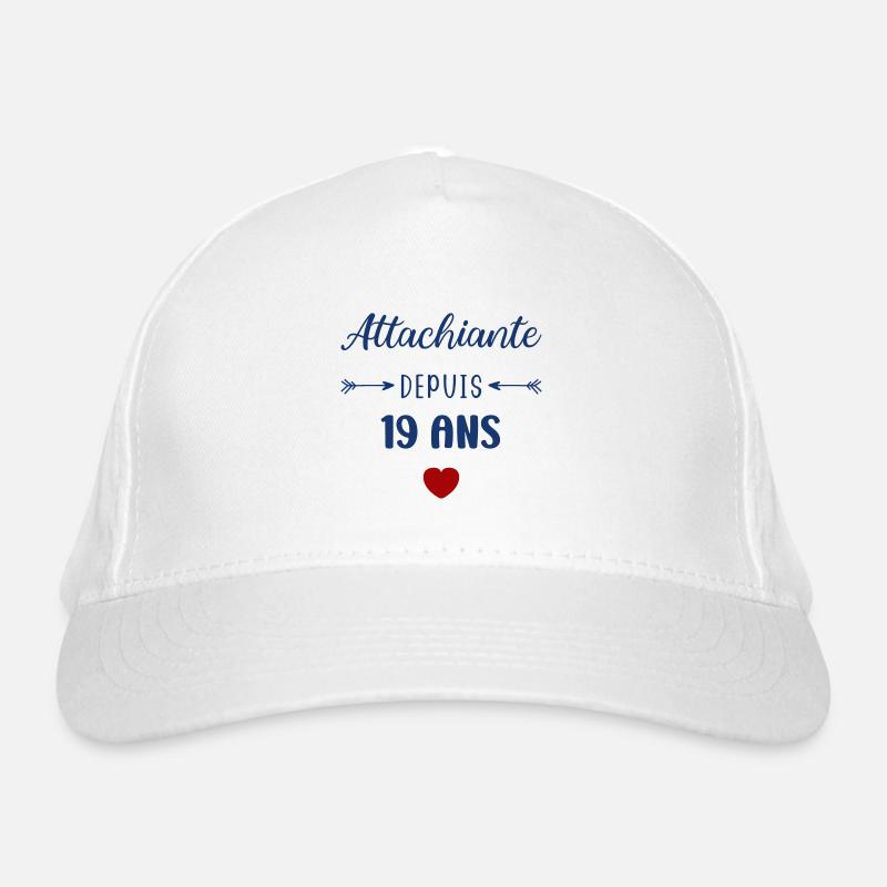 Attachiante depuis 19 ans Casquette classique bio