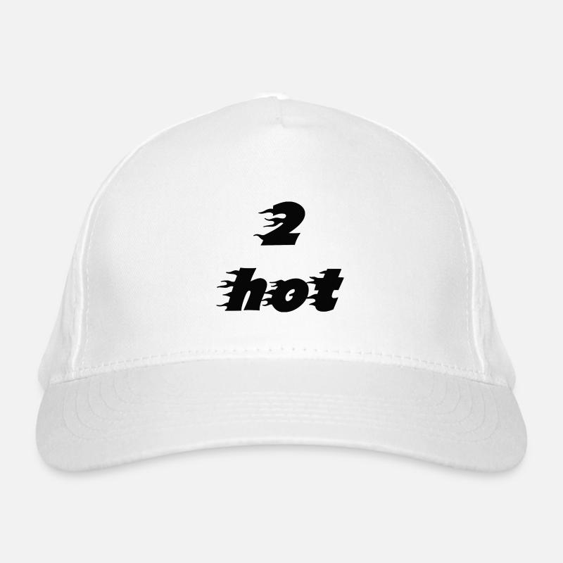 2hot black Organic Baseball Cap