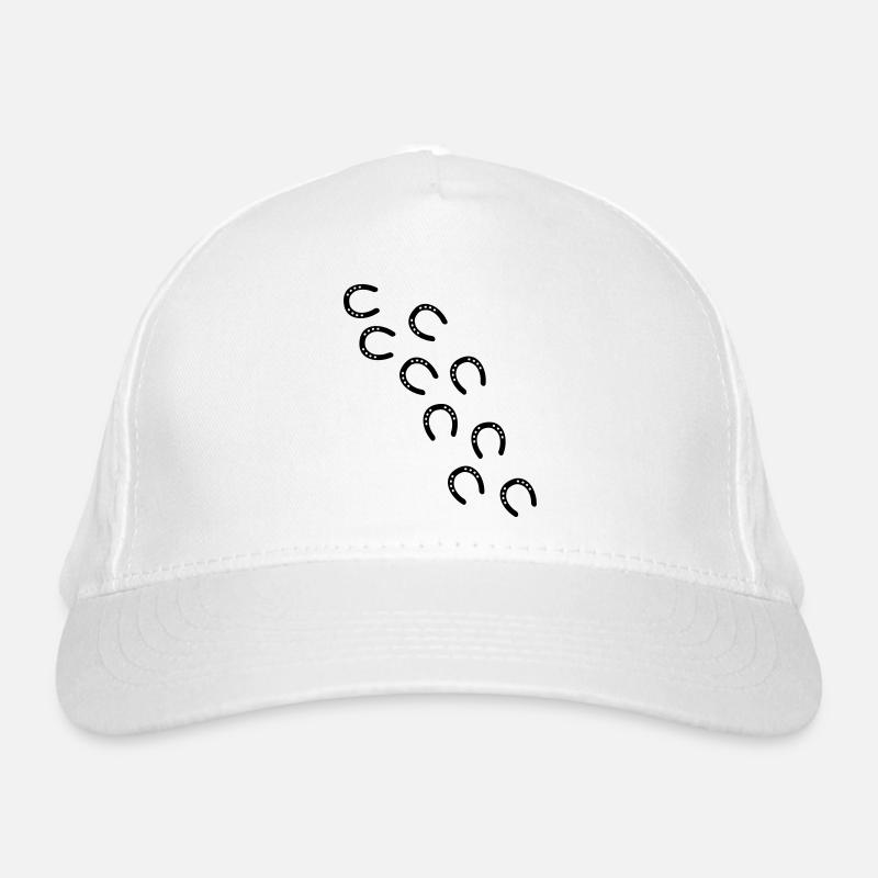 footprints horse Organic Baseball Cap