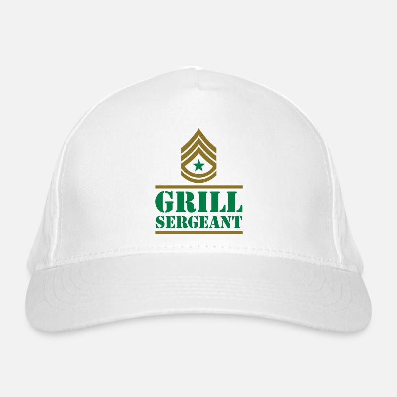 grillen grill sergeant Bio-Baseballkappe
