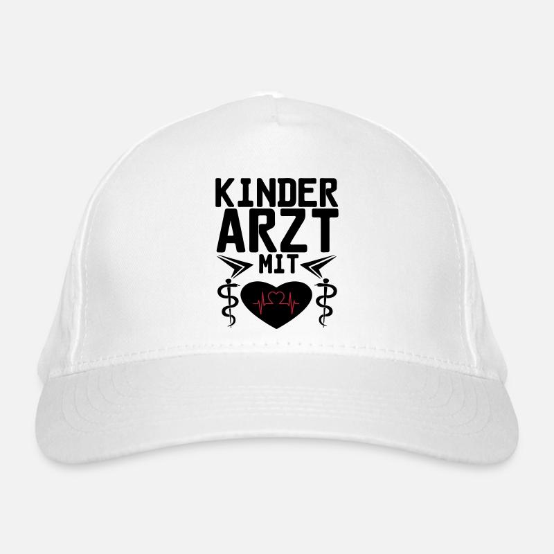 Kinderarzt mit Herz Geschenk Bio-Baseballkappe