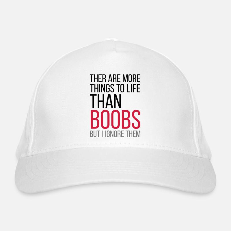 BOOBS Organic Baseball Cap