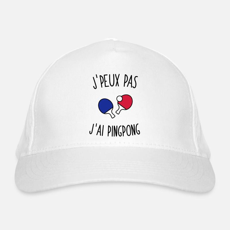 J'peux pas j'ai pingpong Casquette classique bio