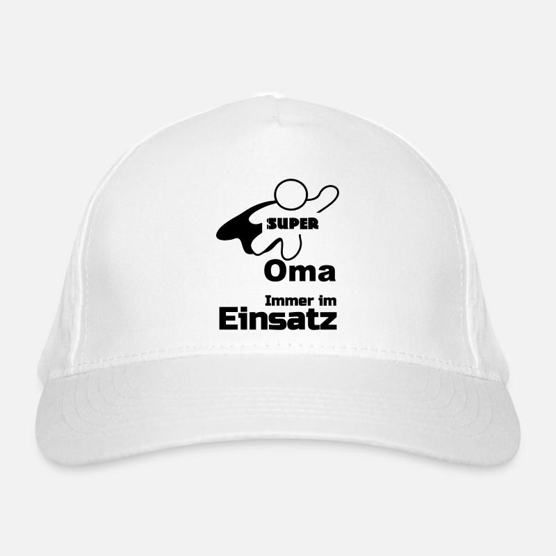 Super Oma Geschenk Bio-Baseballkappe
