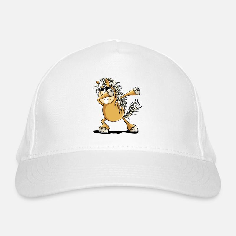 Cooles Dab Dance Pferd Dabbing Pony Comic Bio-Baseballkappe