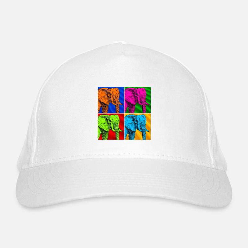 éléphant Casquette classique bio