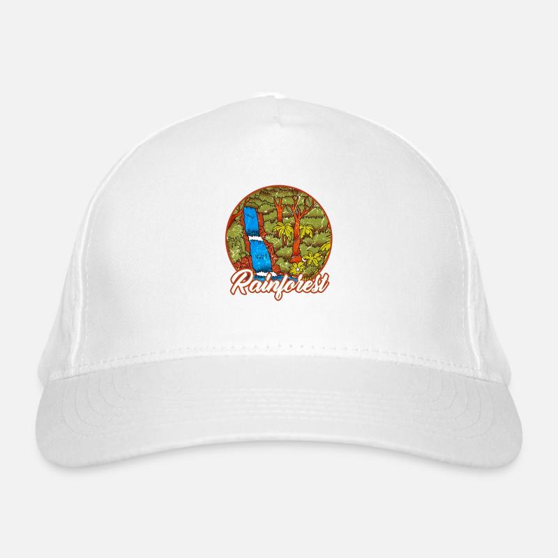 Rainforest tropics environmental protection nature climate change Organic Baseball Cap
