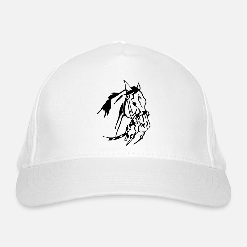 Westernpferd Bio-Baseballkappe