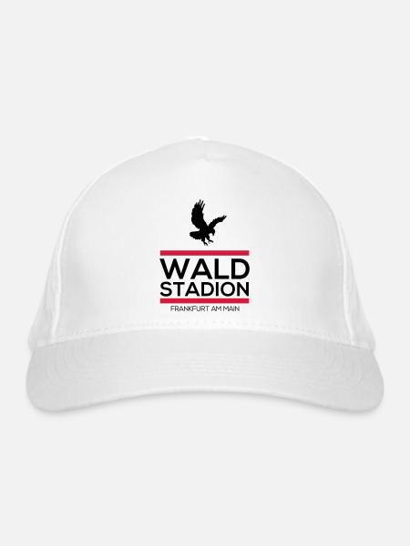 Frankfurt Waldstadion - Organic Baseball Cap - white - Front