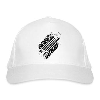 Brake track - Organic Baseball Cap - white - Front