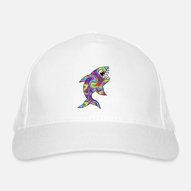 Requin coloré Casquette classique bio