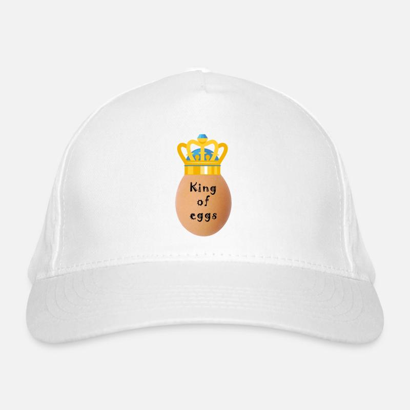 King of Eggs Crown Organic Baseball Cap