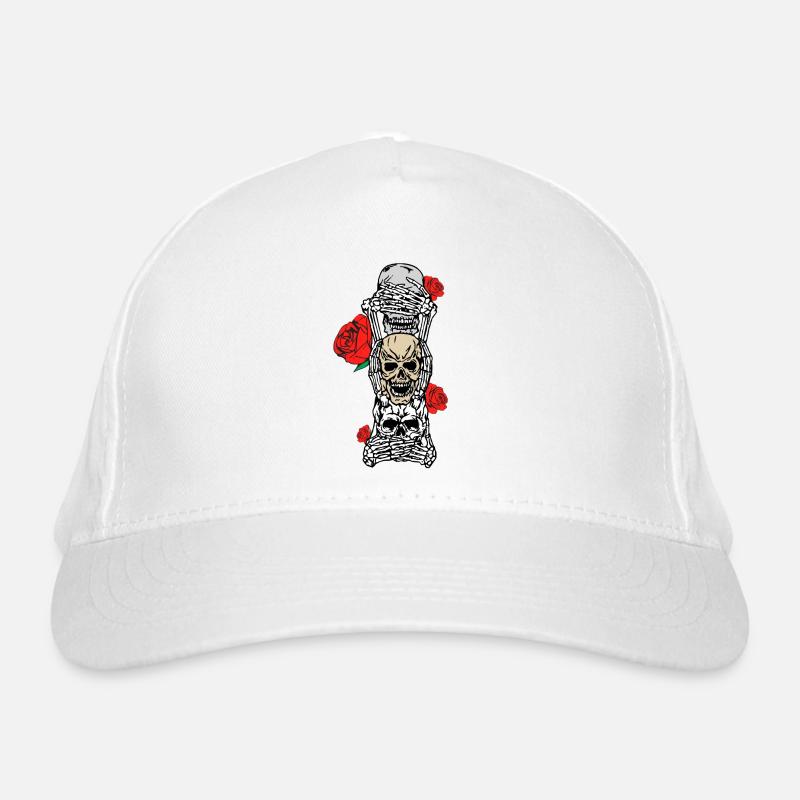 skulls Organic Baseball Cap