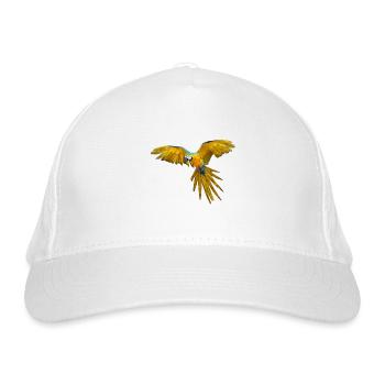 Papagai Polygon Bestseller Artwork Artwork Bird - Organic Baseball Cap - white - Front