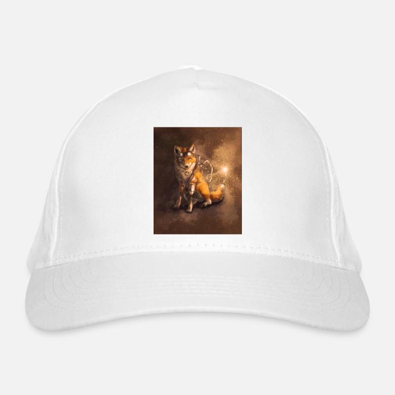 Steam Fox - Bio-Baseballkappe - Weiß