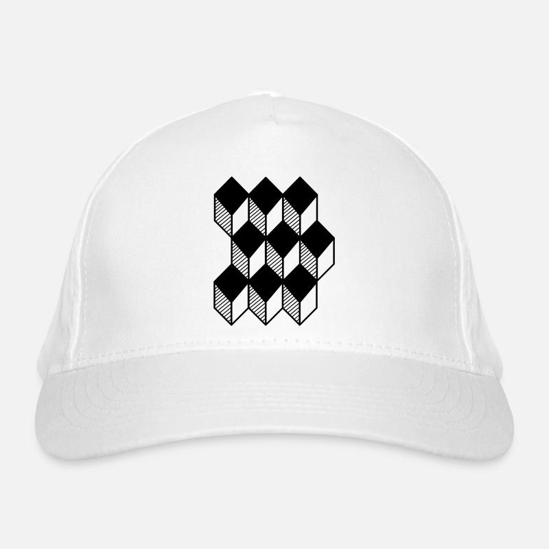 cube 3D Organic Baseball Cap