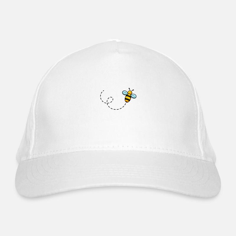 Abeille abeilles illustrations d’abeilles insecte abeille - Casquette classique bio - blanc