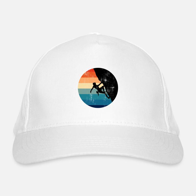 Climbing Climber Climber Sport Climbing Retro Organic Baseball Cap