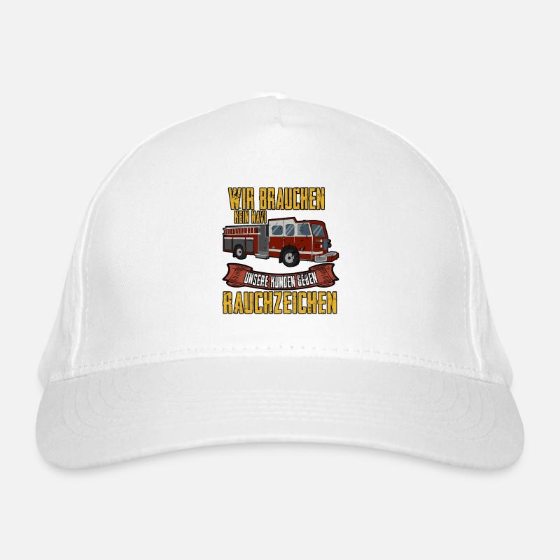 Pompiers Détecteurs de fumée Équipe de secours Casquette classique bio
