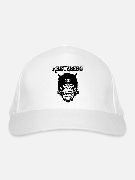 Kreuzberg - Bio-Baseballkappe - Weiß
