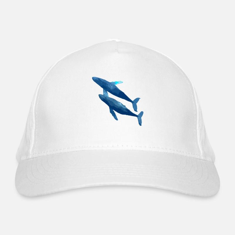 deux baleines Casquette classique bio
