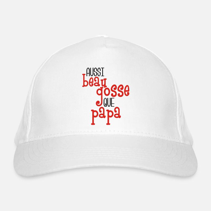 Aussi beau gosse que papa Casquette classique bio
