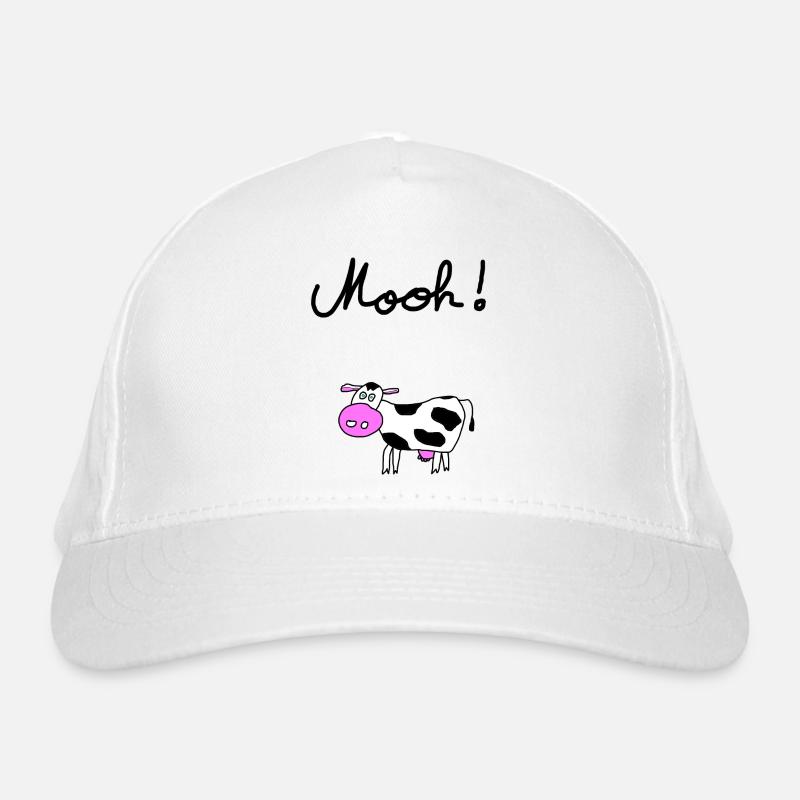 Cow moo Organic Baseball Cap