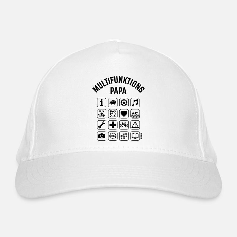 Multifunktions Papa (16 Icons) Bio-Baseballkappe