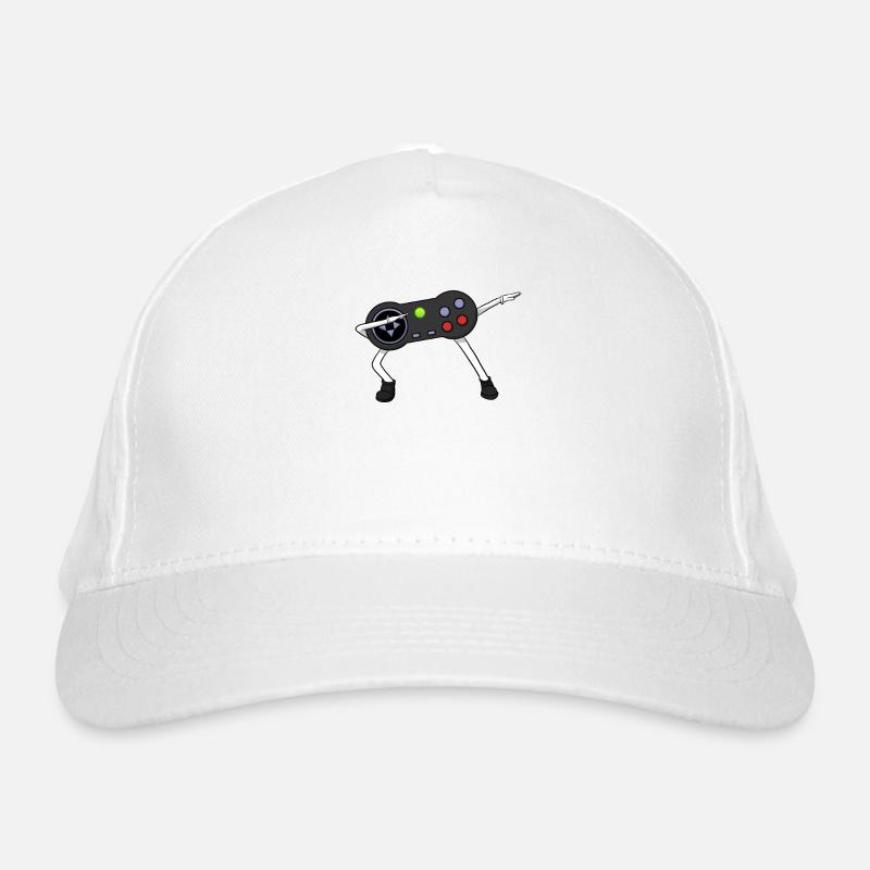 Dabbing Controller Dab Gamer Gaming - Bio-Baseballkappe - Weiß