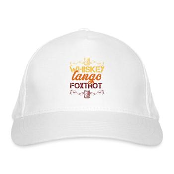Dancer Dancing Whisky Tango Foxtrot Whiskey Enjoyment - Organic Baseball Cap - white - Front