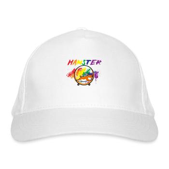 Hamster hamster owner hamster love Hamsterliebha - Organic Baseball Cap - white - Front