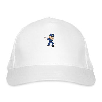 Dabbing Police Dab Policeman - Organic Baseball Cap - white - Front
