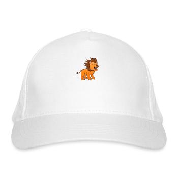 Lion lion - Organic Baseball Cap - white - Front
