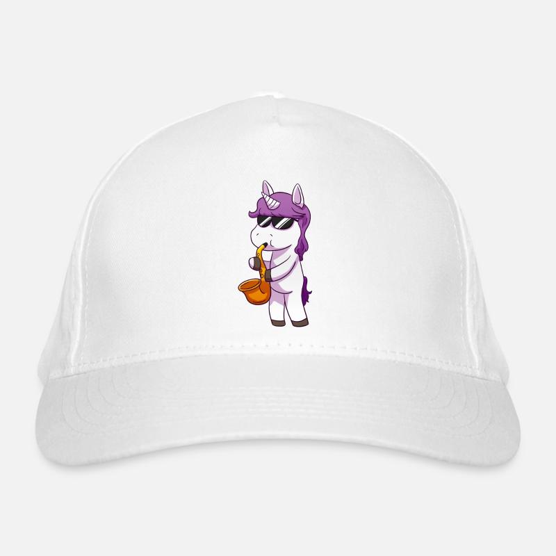 Unicorn Licorne Saxophone jazz Saxophone Casquette classique bio