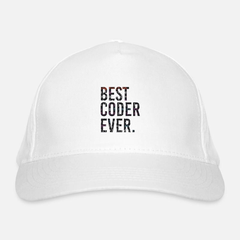 Meilleur codeur de code de programmeur Casquette classique bio