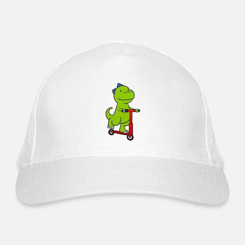 Dino Roller Dinosaur City Roller - Casquette classique bio - blanc