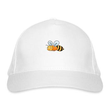 Bee Bee - Organic Baseball Cap - white - Front