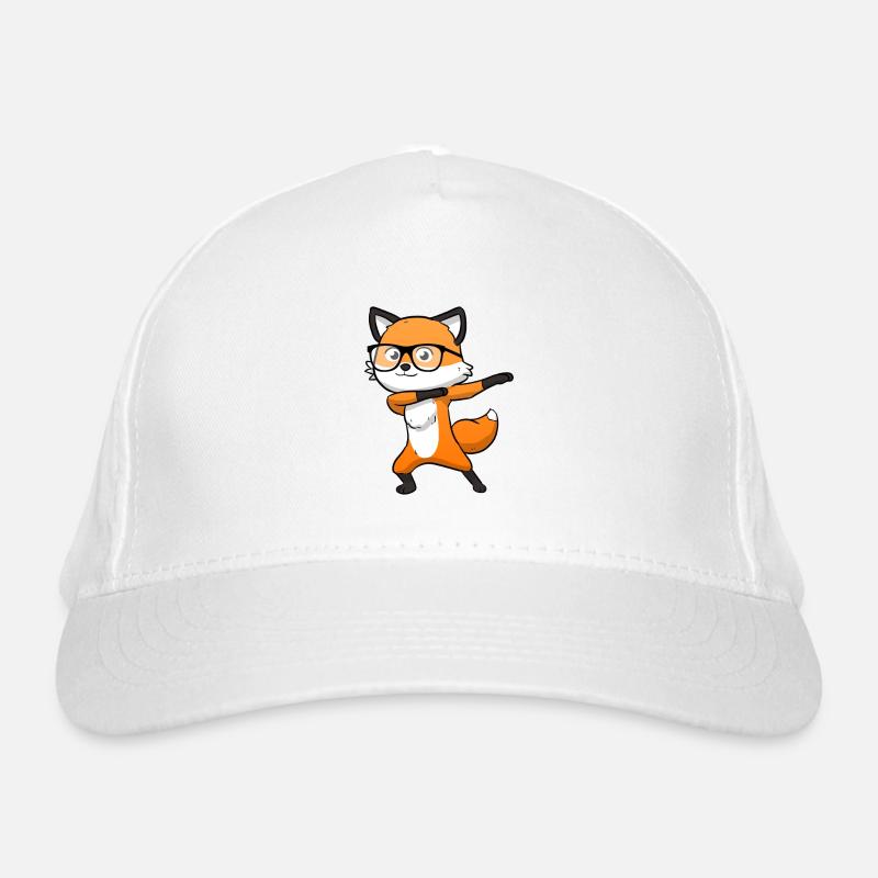Fuchs Dab Dabbing Füchsin Bio-Baseballkappe