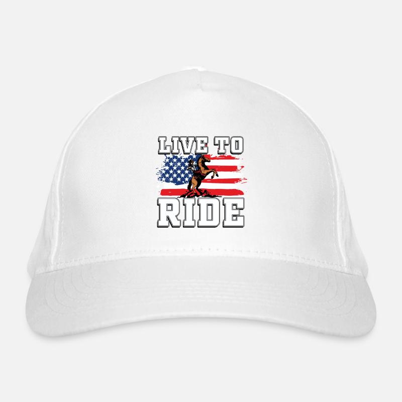Western riding Organic Baseball Cap