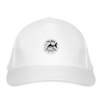 Shark sharks sharks shark sharks gift - Organic Baseball Cap - white - Front