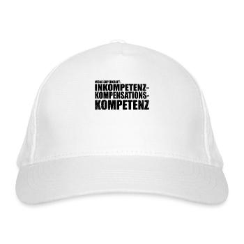 Büro Büros Arbeit Kollege Kollegin lustiger Spruch - Bio-Baseballkappe - Weiß - Vorne