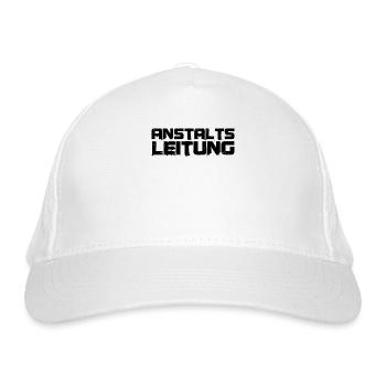 lustiges Chef Geschenk Idee Anstaltsleitung - Bio-Baseballkappe - Weiß - Vorne