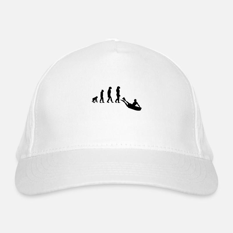 Bodyboarding Evolution Bodyboarder Gift Organic Baseball Cap